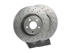 ES#3419098 - 09a62131KT - Front Brake Rotors - Pair (322x32) - Does not include new rotor securing screws - Brembo - Mercedes Benz
