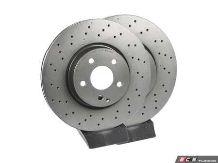 ES#3419098 - 09a62131KT - Front Brake Rotors - Pair (322x32) - Does not include new rotor securing screws - Brembo - Mercedes Benz