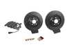 ES#2631407 - 4F0615301GKT10 - Performance Front Brake Service Kit - Featuring ECS V5 Drilled & Slotted rotors and ECS EP24 "Enthusiast Performance" brake pads. - Assembled By ECS - Audi