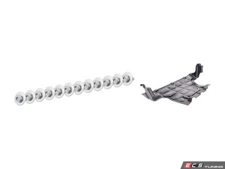 ES#2834815 - 95550428500KT - Belly Pan & Installation Hardware Kit - Not for vehicles with aluminum stone guards/running boards - Genuine Porsche - Porsche