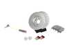 ES#3663798 - 0004213012KT2 - Front Brake Service Kit - Comprehensive Kit to service both front axles on your Mercedes-Benz E350 4Matic - Assembled By ECS - Mercedes Benz
