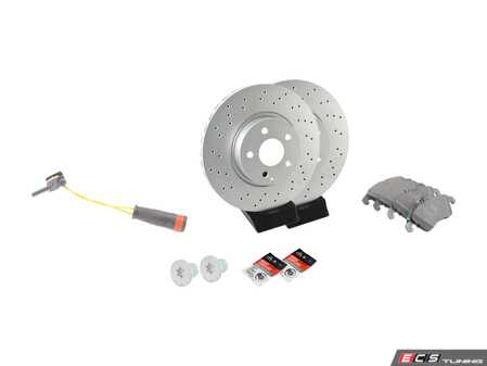 ES#3663798 - 0004213012KT2 - Front Brake Service Kit - Comprehensive Kit to service both front axles on your Mercedes-Benz E350 4Matic - Assembled By ECS - Mercedes Benz