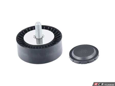 ES#3658969 - 0pb145257KT - Accessory Drive Belt Deflection Roller - Located on the front of the engine - Includes protective cap - Genuine Porsche - Porsche