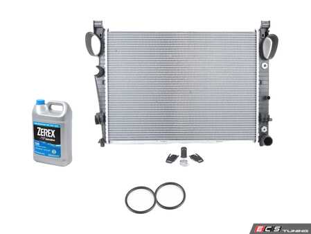 ES#4674418 - 2205000903KT - Radiator Replacement Kit - This radiator replacement kit includes Genuine coolant, Nissens Radiator, and radiator hose O-rings - Nissens - Mercedes Benz