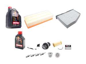 ES#2972260 - 06K115562SVCKT38 - 60k Service Kit  - Includes Motul 5W-40 Synthetic engine oil, Genuine Oil Filter and an ECS billet filter housing - Assembled By ECS - Volkswagen