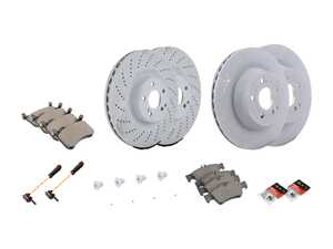 ES#4830281 - 0004212012KT - Front & Rear Brake Service Kit - Featuring Genuine Mercedes-Benz Rotors, and Pads! - Genuine Mercedes Benz - Mercedes Benz