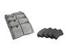 ES#4493043 - 8R0698151DKT - Front & Rear Premium Low-Met Brake Pad Kit - Quality brake pads from an original equipment supplier - Brembo - Audi