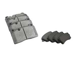 ES#4493043 - 8R0698151DKT - Front & Rear Premium Low-Met Brake Pad Kit - Quality brake pads from an original equipment supplier - Brembo - Audi