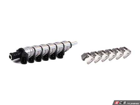 ES#3647689 - 13537546244sKT - Complete Fuel Injector Set - Includes new injector, fuel rail o-ring and injector holder - Genuine BMW - BMW