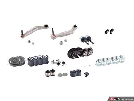 ES#2602146 - 33522229854KT1 - Rear Suspension Refresh Kit - Level 2 - Kit for a more complete rear suspension rebuild using quality aftermarket components - Assembled By ECS - BMW