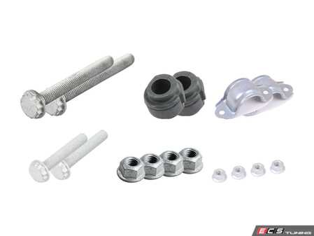 ES#3969923 - 8k0411327bkt1 - Front Sway Bar Installation Kit  - Includes new bushings, brackets and hardware - Genuine Volkswagen Audi - Audi