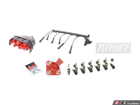ES#3437802 - 12121705718KT - Ignition Service Kit - Includes new spark plugs, spark plug wires and boots, and cap and rotor - Genuine BMW - BMW