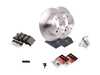 ES#4643682 - 1264230012KT10 - Rear Brake Service Kit - Featuring Brembo rotors, and Brembo Ceramic pads - Assembled By ECS - Mercedes Benz