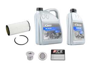 ES#4829836 - EV04ECOKT - Economy Oil Service Kit (5w-40) - Only the essentials to perform an oil service. Includes German Made 5W-40 Vaico oil that meets VW 502.00 & 505.00 standards - Assembled By ECS - Volkswagen