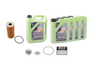 ES#4643037 - 9A110722400KT4 - Liqui Moly Molygen Oil Service Kit (5w-40) - Includes Hengst filter and Liqui Moly Molygen New Generation A40 Spec oil - Assembled By ECS - Porsche