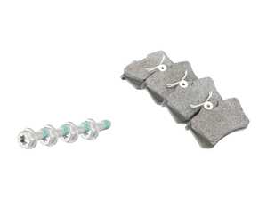 ES#4508983 - 8e0698451aaKT - Rear Brake Pad Set - Replace your worn or noisy pads - Genuine Volkswagen Audi - Audi