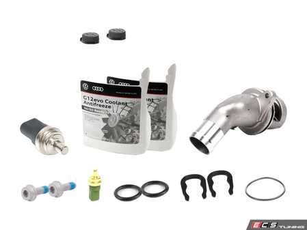 ES#2762280 - 06C121111CKT1 - Cooling System Refresh Kit - Level 1 - Replace your thermostat and temp sensors with one kit! - Genuine Volkswagen Audi - Audi