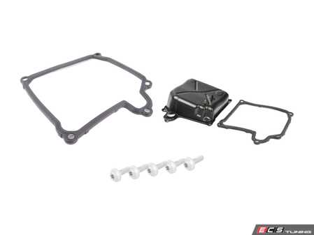 ES#3618212 - 02e325201dhudKT - Transmission Oil Pan Replacement Kit - Includes transmission pan, and necessary hardware and gaskets to get the job done - Assembled By ECS - Audi