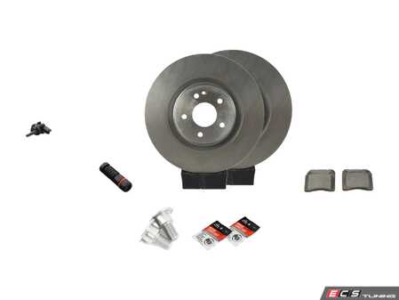 ES#4643607 - 1294212112KT1 - Front Brake Service Kit - Featuring Brembo rotors, and Brembo Ceramic pads - Assembled By ECS - Mercedes Benz