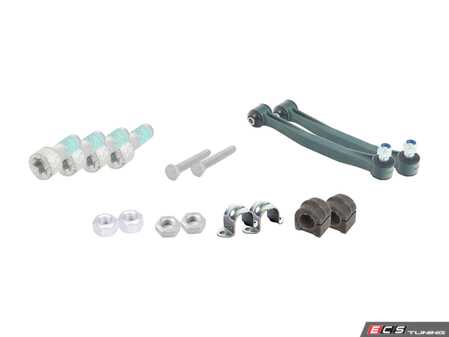 ES#2776619 - 2103260481KT2 - Rear Sway Bar Installation Kit - Includes new brackets, bushings, end links and hardware - Assembled By ECS - Mercedes Benz