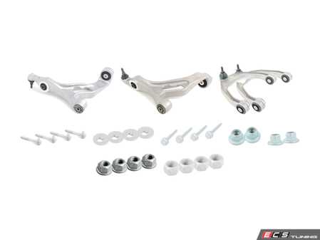 ES#3020355 - 7l0407021bkt - Complete Front Control Arm Kit - Includes new control arms with hardware - Genuine Volkswagen Audi - Audi