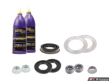 ES#2637249 - 01300KT1 - Rear Differential Service Kit - Royal Purple - Everything you need to service your rear differential - Assembled By ECS - Mercedes Benz