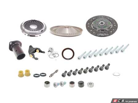 ES#2561565 - 96410223931KT4 - 993 Light Weight Flywheel Conversion Kit - Includes everything you need to convert your 993 to use an RS single mass flywheel - Assembled By ECS - Porsche