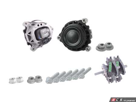 ES#4147865 - 22116862549KT - Motor And Transmission Mount Kit - Includes all mounting hardware - Assembled By ECS - BMW