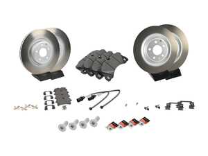 ES#4658203 - 95B615301MKT2 - Front & Rear Brake Service Kit - Featuring Genuine Porsche rotors, and Genuine Porsche pads - Genuine Porsche - Porsche