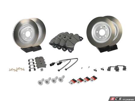 ES#4658203 - 95B615301MKT2 - Front & Rear Brake Service Kit - Featuring Genuine Porsche rotors, and Genuine Porsche pads - Genuine Porsche - Porsche