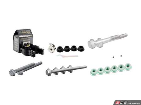 ES#2804296 - PFF85-502GKT3 - Front Adjustable Control Arm Bushing Kit - Race - Dial in camber and caster for the optimum track experience. Complete with installation hardware. - Assembled By ECS - Volkswagen