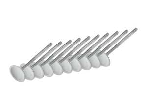 ES#2992434 - vwivn-1001sKT - Intake Valves - Set Of Ten - Performance valves for a more robust valvetrain, requires single groove valve keepers - Supertech - Volkswagen