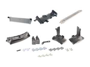 ES#2575637 - 99710603702KT17 - Center Radiator Kit For Cars With Manual Transmission - Keep engine temperatures down with an additional radiator - Assembled By ECS - Porsche