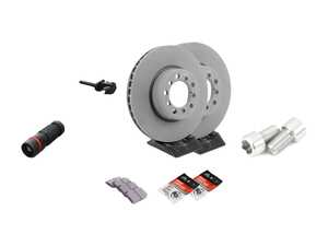 ES#4643673 - 1264210512KT3 - Front Brake Service Kit - Featuring Genuine Mercedes-Benz rotors, and ATE pads - Assembled By ECS - Mercedes Benz