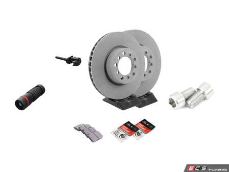 ES#4643673 - 1264210512KT3 - Front Brake Service Kit - Featuring Genuine Mercedes-Benz rotors, and ATE pads - Assembled By ECS - Mercedes Benz