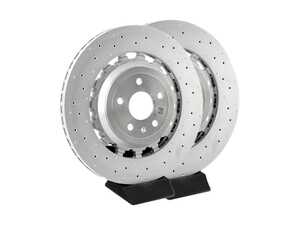 ES#4004565 - 8s0615301lKT - Front Brake Rotors - Pair (370x34)  - Restore the stopping power in your vehicle - Genuine Volkswagen Audi - Audi