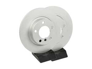 ES#4668446 - 34219811540-P - Rear V5 Plain Brake Rotors - JCW Rear Set (296x10) - Precision manufactured and featuring a GeoSpec corrosion-resistant coating - ECS - MINI