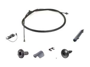 ES#2608786 - 8K0823509FKT - Hood Release Kit - Complete kit to ensure your hood release is operational - Assembled By ECS - Audi