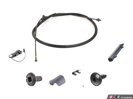 ES#2608786 - 8K0823509FKT - Hood Release Kit - Complete kit to ensure your hood release is operational - Assembled By ECS - Audi