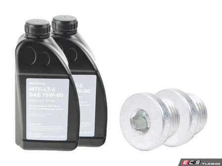ES#4820507 - g8xm3mtsKT - Manual Transmission Service Kit - Includes the fluid and plugs needed to replace your manual transmission's fluid - Featuring Genuine BMW MTF LT-5 Fluid and drain/fill plugs - Genuine BMW - BMW