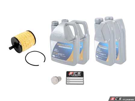 ES#3184732 - 07z115562KT1 - Oil Service Kit - Includes Genuine oil filter and Pentosin 5w-30 oil - Assembled By ECS - Volkswagen