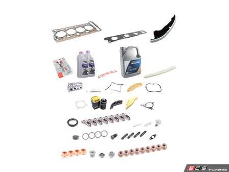 ES#3647757 - 06h103064ac2KT - Complete Cylinder Head Overhaul Kit  - A complete engine overhaul for a case of an unfortunate turn of events, ultimately leading to bent valves - Assembled By ECS - Audi