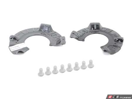 ES#4508843 - 34116754928KT1 - Brake Rotor Protection Plate Install Kit - Located behind front brake rotor - Genuine MINI - MINI