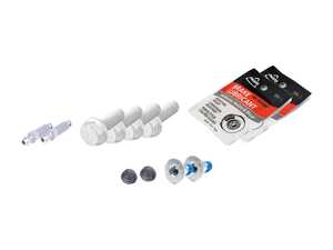 ES#2770764 - 0019912760KT - Rear Pad And Rotor Installation Kit - Includes everything to install new rear brakes including guide pins - Genuine Mercedes Benz - Mercedes Benz