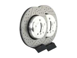ES#4488149 - 34116786392bKT - Front Dimpled & Slotted Brake Rotors - Pair (338x26) - High carbon rotors utilizing cutting edge technologies that improve performance, durability, resistance to environmental effects, and comfort. - Brembo - BMW