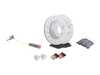 ES#3663547 - 003420622041KT3 - Rear Brake Service Kit  - Featuring Zimmerman rotors and Pagid pads - Assembled By ECS - Mercedes Benz