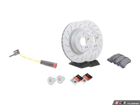 ES#3663547 - 003420622041KT3 - Rear Brake Service Kit  - Featuring Zimmerman rotors and Pagid pads - Assembled By ECS - Mercedes Benz
