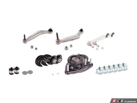ES#2601982 - 33326767748KT7 - Rear Suspension Refresh Kit - Level 1 - Bushings and hardware for a partial rear suspension rebuild - with Lemforder, Febi, and Meyle components - Assembled By ECS - BMW