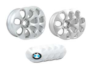 ES#2777628 - 36116760630KT - 19" Ellipsoid Style 121 Whees - Staggered Set Of Four - 19x8.5 ET14 F/19x9 ET18 R CB 72.6mm - Genuine BMW - BMW