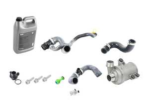 ES#4865909 - 1151863508921KT1 - ECS Performance Cooling System Refresh Kit - Level 1 - Bulletproof your cooling system! Includes silicone outlet hose, billet aluminum outlet hose adapter, and aluminum thermostat housing! - Assembled By ECS - BMW